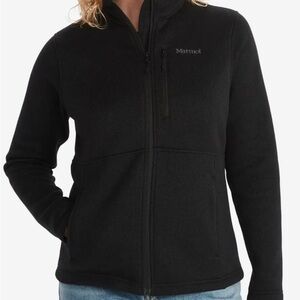 Marmot Black Drop Line Fleece Jacket, Sz Sm